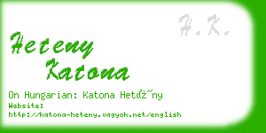 heteny katona business card